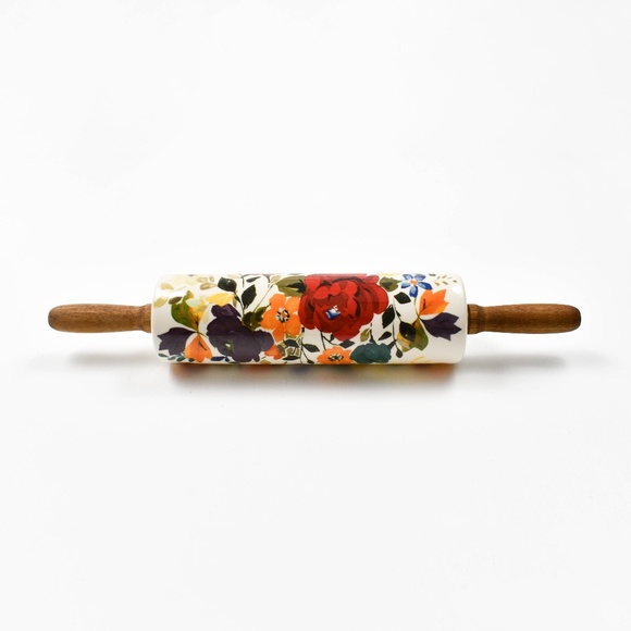 Other - NEW Women's Holiday Kitchen Ceramic Rolling Pin